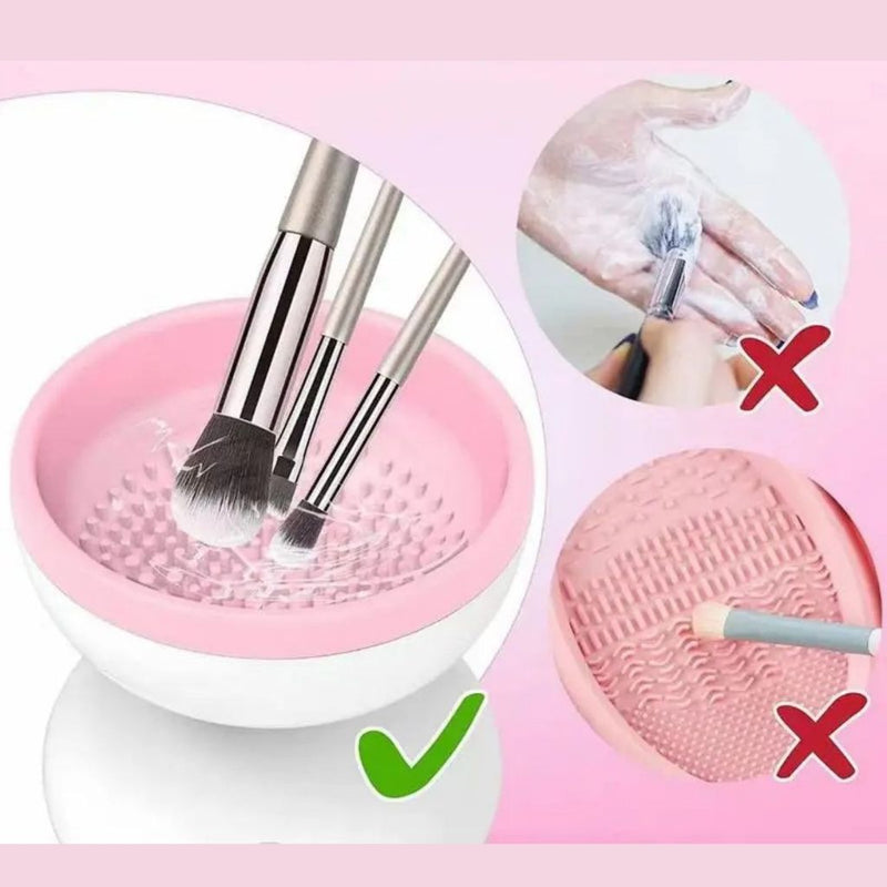 Lavador de Pinceis de Maquiagem - GlowCleanseBrush®