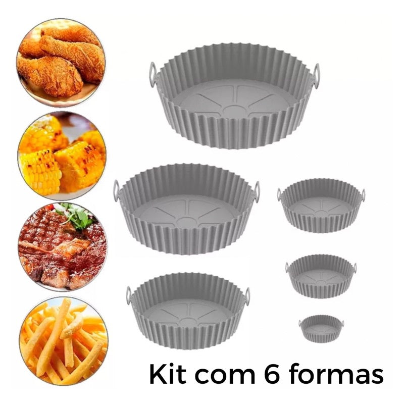 (Compre 3 leve 6) Kit forma de Silicone - FlexiBakeMold®