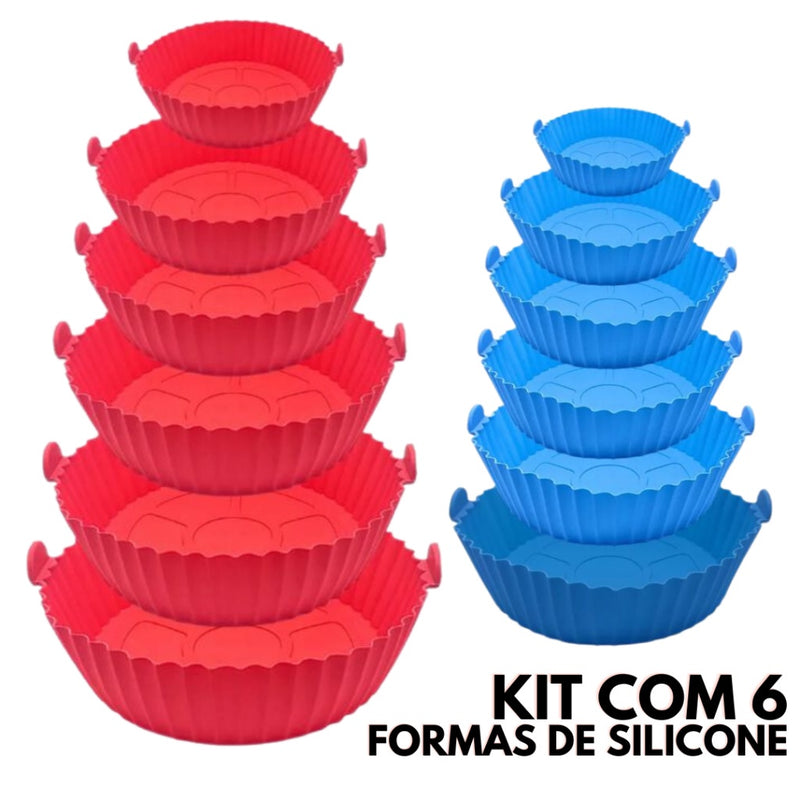 (Compre 3 leve 6) Kit forma de Silicone - FlexiBakeMold®